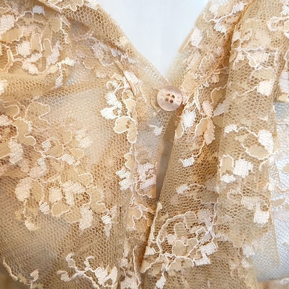 Kay Celine Sheer Floral Long Sleeve Top - Picture 2 of 5